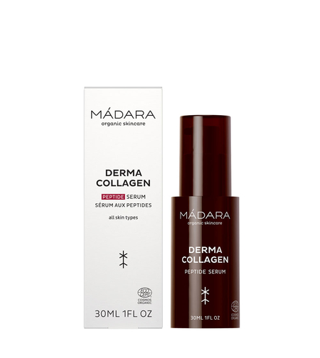 MÁDARA DERMA COLLAGEN Peptide Serum BIO & VEGAN – 30 ml | Fermitate și Anti-Aging