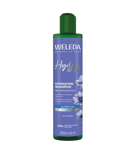 Weleda Șampon Hidratant Hydra Shine BIO – 250 ml | Hidratare și Strălucire Naturală