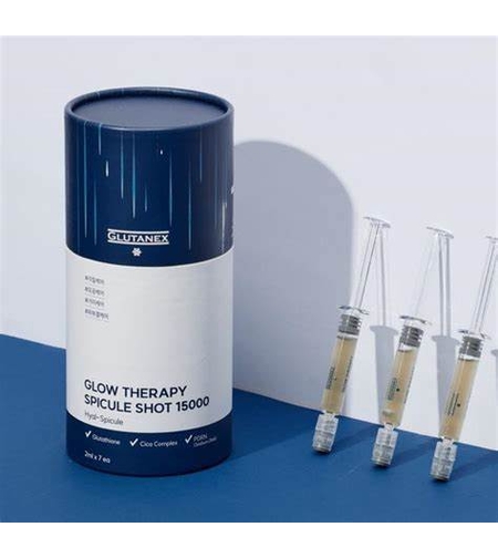 GLUTANEX Glow Therapy Spicule Shot 15000 – High-Performance Regenerating Serum with Micro-Spicules & Hyaluronic Acid