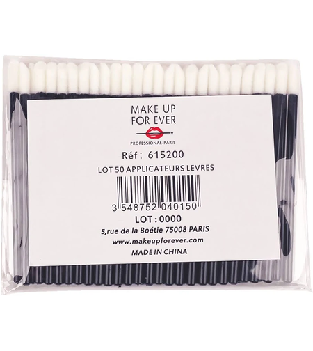 MAKE UP FOR EVER Applicateurs Lèvres – Set 50 aplicatoare de unică folosință pentru buze