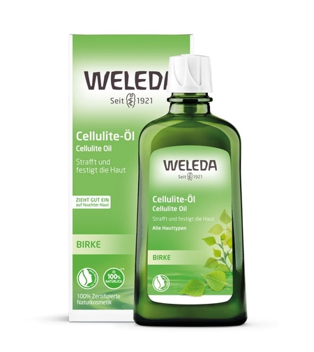 Weleda Ulei Anticelulitic cu Mesteacăn BIO 200ml – Ulei de Masaj pentru Fermitatea Pielii
