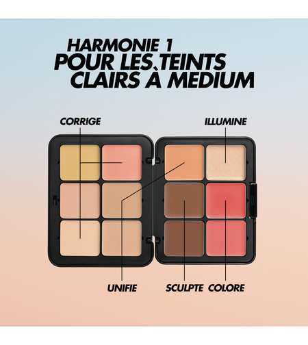 MAKEUP FOR EVER HD SKIN ALL-IN-ONE FACE PALETTE CREMĂ- 26.5G