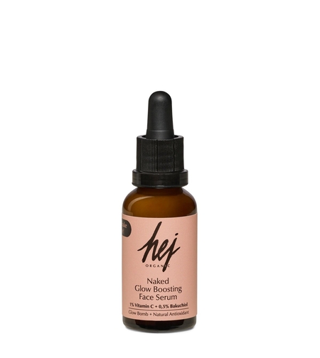 HEJ ORGANIC Ser facial NAKED GLOW BOOSTING cu vitamina C și bakuchiol 30ml