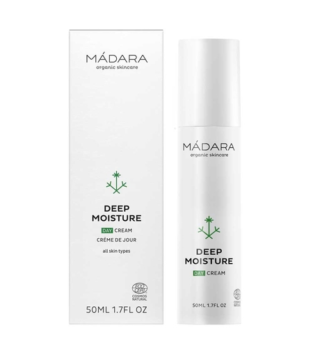 MÁDARA Deep Moisture Cremă de Zi BIO VEGAN – 50 ml | Hidratare Intensă