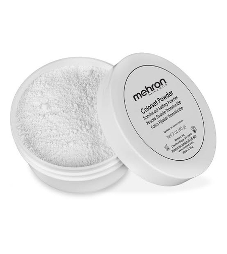 Mehron Colorset Powder 60g – Pudră Translucidă pentru Fixarea și Matifierea Machiajului
