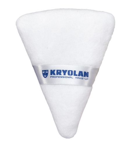 Kryolan Powder Puff Triangular - Burete triunghiular pentru aplicarea pudrei