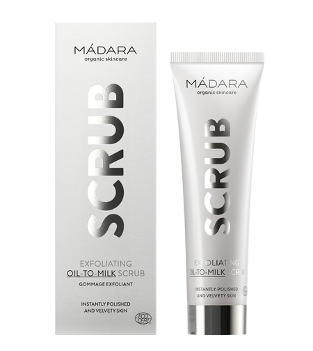 MÁDARA OIL-TO-MILK Peeling Facial BIO și VEGAN – 60 ml | Exfoliere și Luminozitate