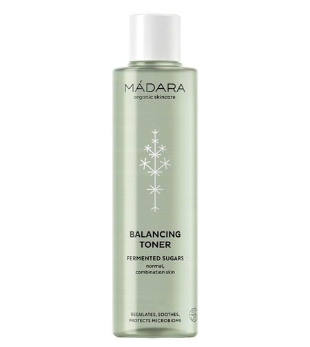 MÁDARA Toner Echilibrant BIO și Vegan pentru Ten Normal și Mixt 200ml – Zmeură și Castravete