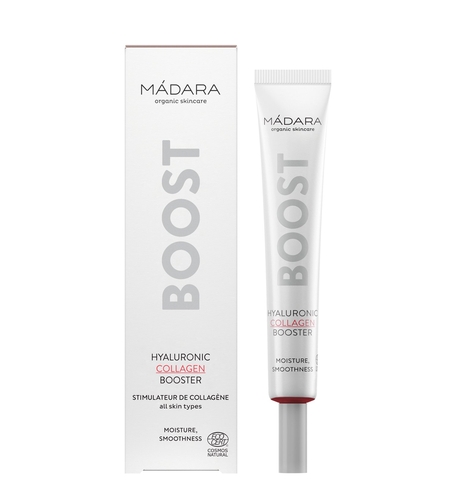 MÁDARA BOOST Ser Hyaluronic Collagen VEGAN – 25 ml | Hidratare și Fermitate