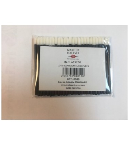 MAKEUP FOR EVER APPLICATEURS LEVRES - PENSULE DE UNICĂ FOLOSINȚĂ OENTRU BUZE - 50 BUC