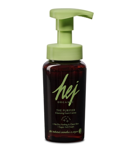 HEJ ORGANIC CACTUS THE PURIFIER – Spumă de curățare cu ulei de cactus și argan 150ml