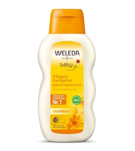Weleda Baby Ulei de Corp cu Gălbenele BIO – 200 ml | Masaj și Îngrijire