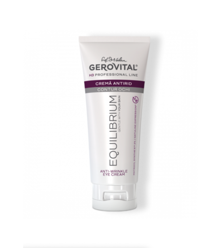 Gerovital H3 Equilibrium - Cremă Antirid Contur Ochi, Atenueaza Cearcanele și Diminueaza Ridurile 100 ml