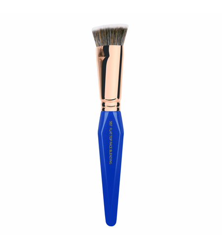 Bdellium Tools  Golden Triangle  Series Flat Top Face Blending - PENSULĂ DE CONTUR PENTRU PRODUSE LICHIDE ȘI CREMOASE - 987 GT