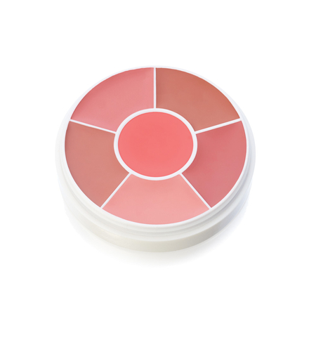 Ben Nye Creme Rouge Wheel Natural Glow – Paletă profesională de blush cremă pentru ten deschis
