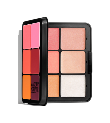 MAKEUP FOR EVER HD SKIN BLUSH & GLOW PALETTE - PALETĂ BLUSH ȘI HIGHLIGHTER CREMĂ- 25.2G