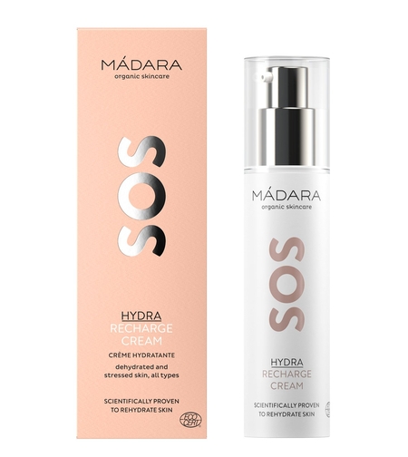 MÁDARA SOS HYDRA Cremă Rehidratantă Vegană pentru Ten 50ml