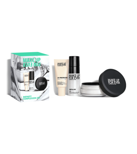 MAKEUP FOR EVER ARTIST INFINITY COMPLEXION SET -  MINI SET PROTECȚIE ȘI FIXARE