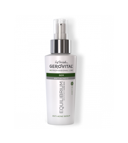 Gerovital H3 Equilibrium - Ser Antiacneic cu Acid Salicilic Natural și AcNet™ 3%, Reglare Sebum & Efect Cicatrizant 100 ml
