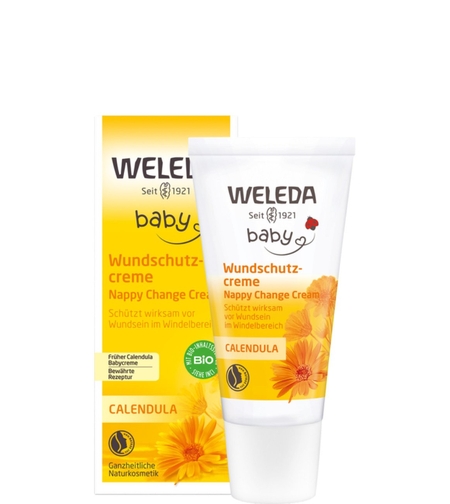 Weleda Baby Cremă cu Gălbenele pentru Zona Scutecului BIO – 30 ml TRAVEL