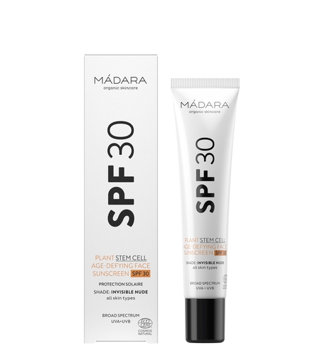 MÁDARA Cremă de Față BIO cu Protecție Solară Minerală SPF 30 UVA/UVB 40ml