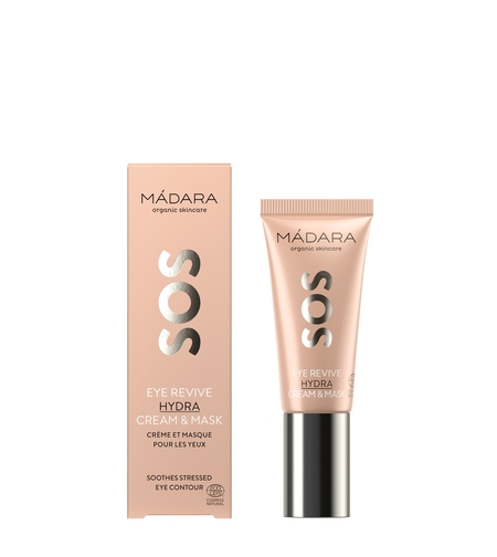 MÁDARA SOS HYDRA EYE REVIVE Cremă & Mască Ochi Vegană 20ml