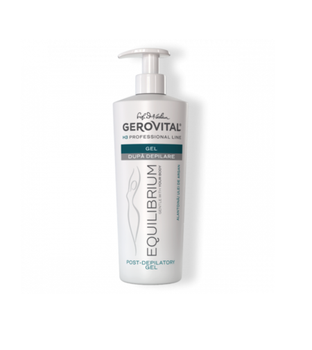 Gerovital H3 Equilibrium - Gel după Depilare Profesional pentru Piele Sensibilă 500 ml