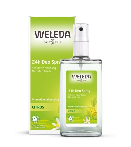 Weleda Deodorant Spray cu Citrice BIO – 100 ml | Prospețime Naturală