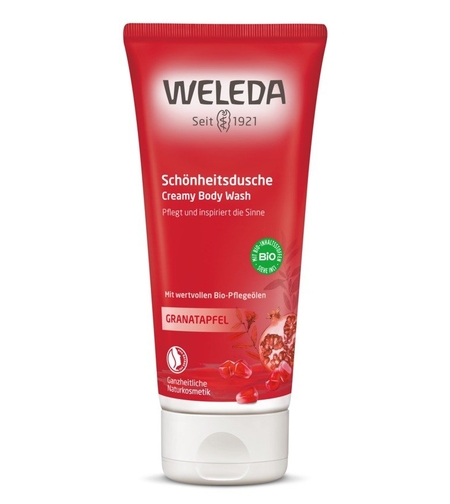 WELEDA Loțiune de Duș Regenerantă cu Rodie – Curățare Delicată și Hidratare 200ml