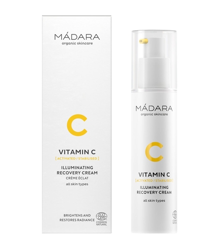 MÁDARA Vitamin C Cremă Iluminatoare cu Vitamina C și Acid Hialuronic 50ml