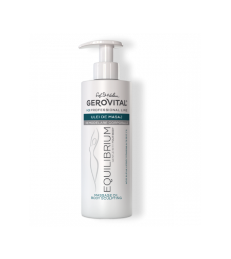 Gerovital H3 Equilibrium - Ulei de Masaj Remodelare Corporală pentru Tonifiere și Fermitate cu Uleiuri Nutritive 400 ml