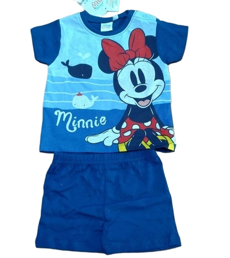 Compleu de vară pentru fetițe (2 piese)Minnie Mouse Bleomarin