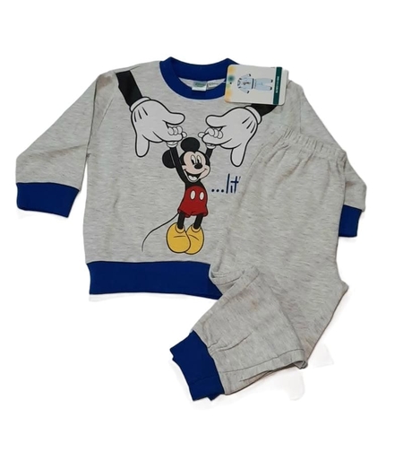 Pijama Băieți Gri Mickey Mouse Disney – Nouă cu Etichetă
