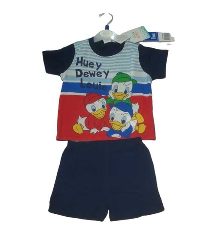 Compleu de Vară Băieți Disney Donald Duck - Set Tricou și Pantaloni Scurți 9 Luni