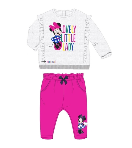 Trening pentru Fetițe 2 Piese „Minnie Mouse - Lovely Little Lady” – Eleganță și Confort pentru Mica Ta Prințesă