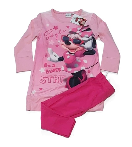 Pijama Fetițe Roz Minnie Mouse Disney – Nouă cu Etichetă