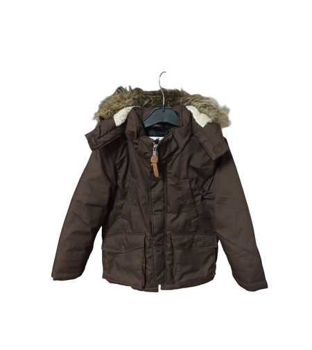 Geacă Groasă de Iarnă H&M Tip Parka cu Glugă și Blăniță – Mărimea 116 (5-6 Ani) | Second Hand Premium