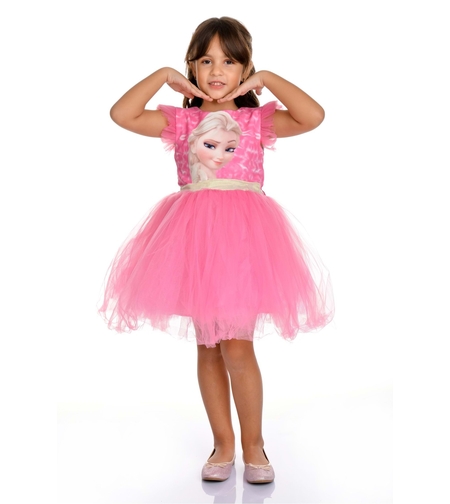 Rochie cu personaje Roz