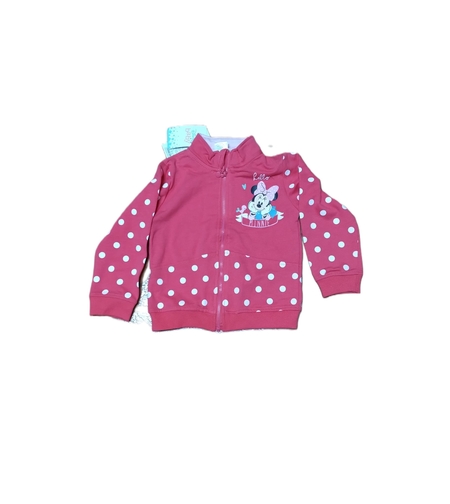 Bluză de trening tip jachetă pentru fetițe Disney Baby.