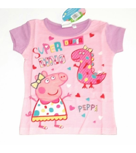 Tricou Peppa Pig roz