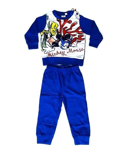 Pijama Băieți Albastru Regal Mickey Mouse Disney Scafandru – Nouă cu Etichetă