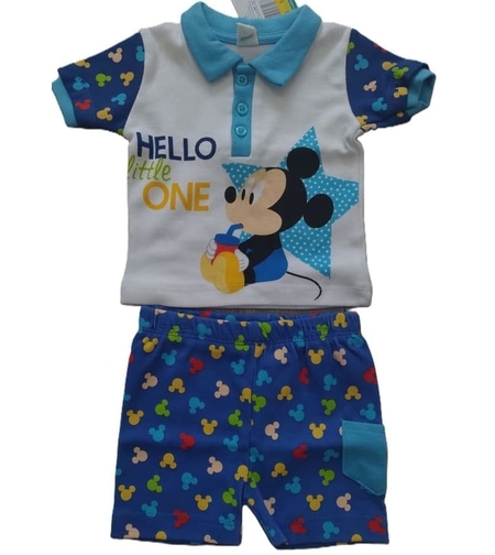 Compleu Mickey Bebe Albastru