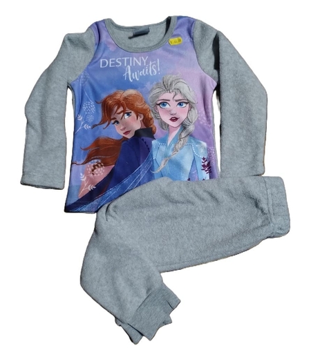 Pijama Frozen polara Gri