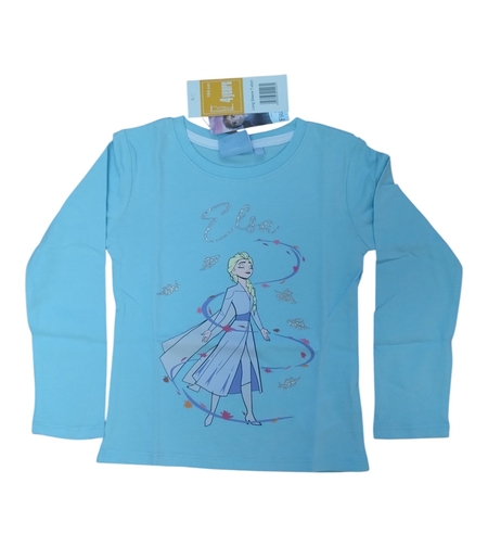 Tricou cu mânecă lungă (bluză) pentru fetițe Disney Frozen (Regatul de Gheață)