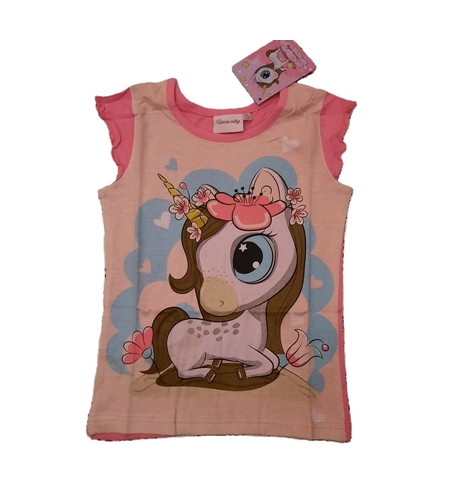 Tricou Unicorn roz