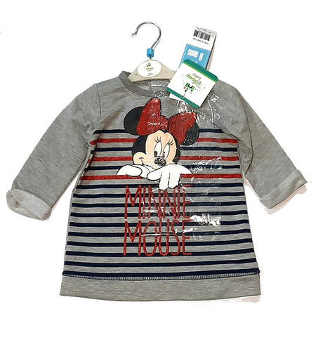 Rochita Minnie Mouse Bebe Gri