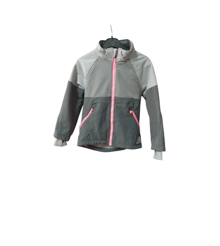 Jachetă Softshell H&M Rezistentă la Vânt cu Fermoare Roz Neon – Mărimea 6ani(116cm) |Secondhand Premium