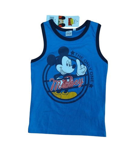 Tricou model maieu Mickey Mous Albastru Second-Hand