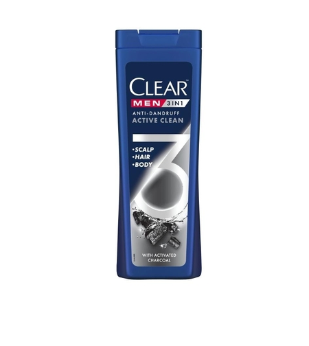 Clear pentru barbati 3 in 1 Active Clean