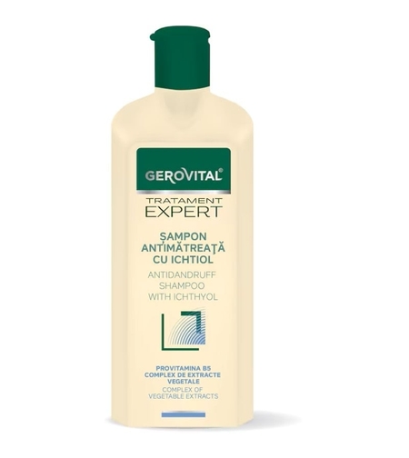 Sampon antimatreata cu Ichtiol Tratament Expert, 250 ml, Gerovital